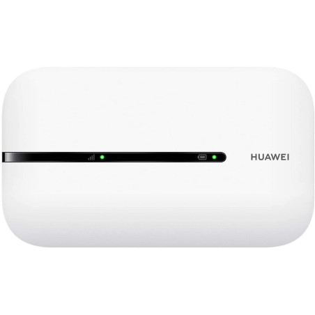 Routeur Huawei E5576-320 Blanc 4G, 150 Mbps, Batterie Rechargeable de 1500 mAh, WiFi Portable Blanc