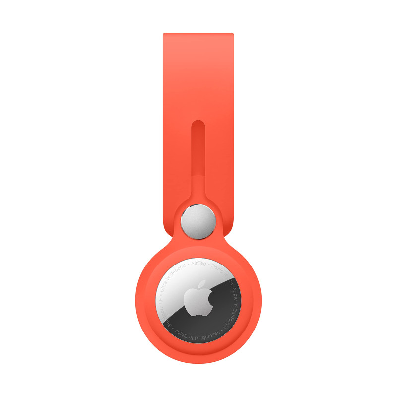 Apple Lanière AirTag - Orange électrique
