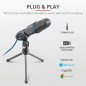 Trust Mico Microphone PC à Condensateur, Micro de Studio USB, pour Ordinateur de Bureau ou Portable, avec Support Trépied, pour Trust Mico Microphone PC à Condensateur, Micro de Studio USB, pour Ordinateur de Bureau ou Portable, avec Support Trépied, pour