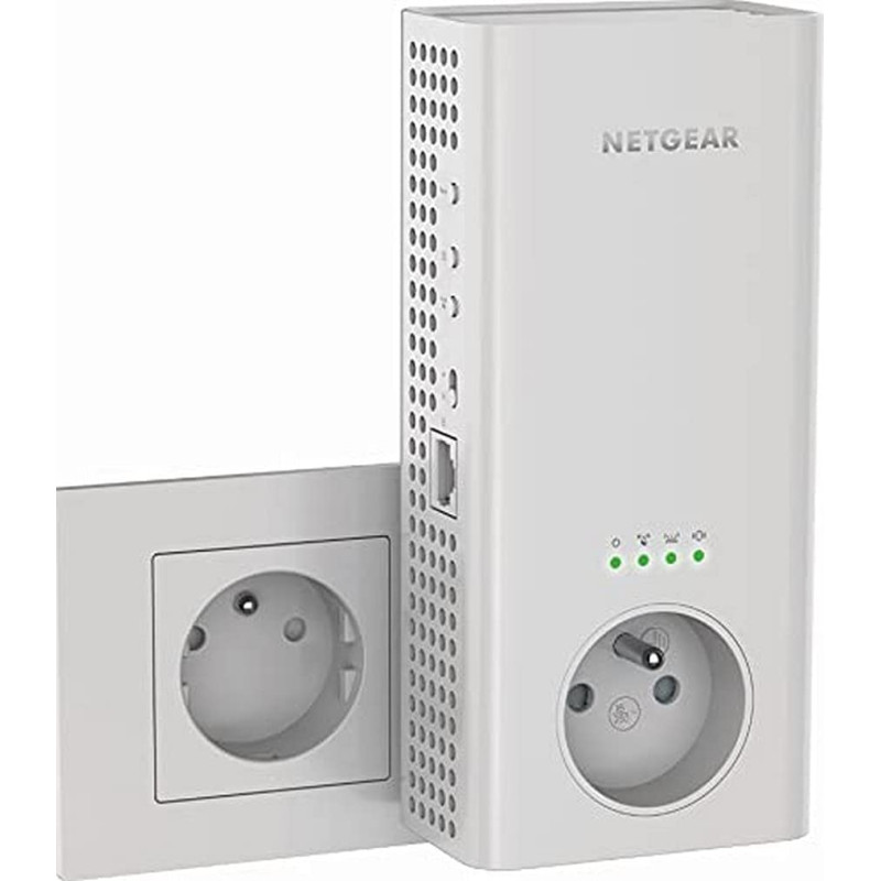 NETGEAR Répéteur WiFi Puissant (EX6470) - Amplificateur WiFi AC1900 - WiFi Extender Mesh Couvre Jusqu’à 150m² - Prise Electrique NETGEAR Répéteur WiFi Puissant (EX6470) - Amplificateur WiFi AC1900 - WiFi Extender Mesh Couvre Jusqu’à 150m² - Prise Electrique