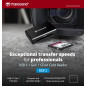 Transcend RDF2 Lecteur de cartes USB 3.1 Gen, idéal pour vidéo haute résolution, transfert d'images brutes et post-production, N