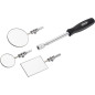 ViGOR Jeu de miroirs télescopiques V5480 I Extensible de 200 à 680 mm I 3 miroirs différents I Pour l'inspection visuelle des en ViGOR Jeu de miroirs télescopiques V5480 I Extensible de 200 à 680 mm I 3 miroirs différents I Pour l'inspection visuelle des en