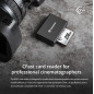 Transcend RDF2 Lecteur de cartes USB 3.1 Gen, idéal pour vidéo haute résolution, transfert d'images brutes et post-production, N