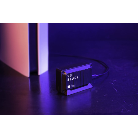 WD_BLACK D30 1 To Game Drive SSD, Disque SSD externe, Portable SSD jusqu'à 900 Mo/s, pour la vitesse et le stockage, Compatible
