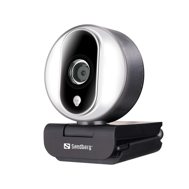 Sandberg Streamer USB Webcam Pro | Caméra de Streaming pour Les appels vidéo de Jeu | Webcam 1080P avec Microphone pour PC MacBo Sandberg Streamer USB Webcam Pro | Caméra de Streaming pour Les appels vidéo de Jeu | Webcam 1080P avec Microphone pour PC MacBo