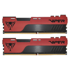 Patriot Memory Viper Elite II DDR4 3200 16Go (2x8Go) C18 Mémoire RAM Haute Performance XMP 2.0 Noir/Rouge