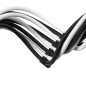Silverstone SST-PP07E-EPS8BW - 30cm EPS 8pin vers EPS/ATX 4+4pin Cable d'extension manchonné, Noir + Blanc Silverstone SST-PP07E-EPS8BW - 30cm EPS 8pin vers EPS/ATX 4+4pin Cable d'extension manchonné, Noir + Blanc