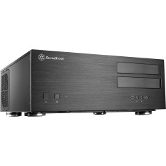 Silverstone Technology SST-GD08B - Grandia Boîtier PC HTPC ATX, Haute Performance du Flux d'air Silencieux, Noir