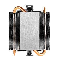 Silverstone SST-KR01 - Refroidisseur d'unité Centrale de Kryton, Profil Bas, Double roulement à Billes Mince 80mm PWM, Taille de