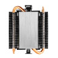 Silverstone SST-KR01 - Refroidisseur d'unité Centrale de Kryton, Profil Bas, Double roulement à Billes Mince 80mm PWM, Taille de Silverstone SST-KR01 - Refroidisseur d'unité Centrale de Kryton, Profil Bas, Double roulement à Billes Mince 80mm PWM, Taille de