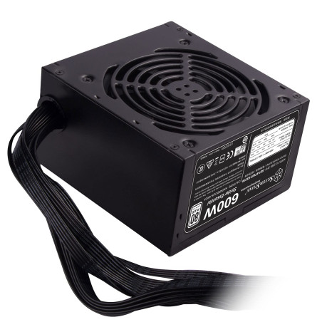 Silverstone SST-ST60F-ES230 - Série Strider Essential, 600W 80 Plus 230V EU ATX Alimentation PC, Bruit réduit, 120mm