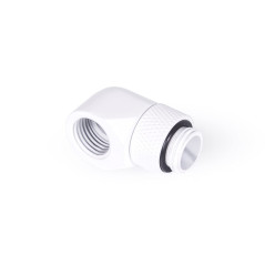 Alphacool 17485 Raccord en L rotatif G1/4 AG vers G1/4 IG – Blanc raccord de refroidissement par eau