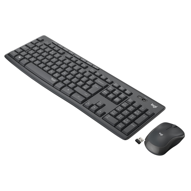 Logitech MK295 ensemble souris clavier sans fil – SilentTouch, pavé numérique, boutons raccourci, optique, récepteur USB nano, s