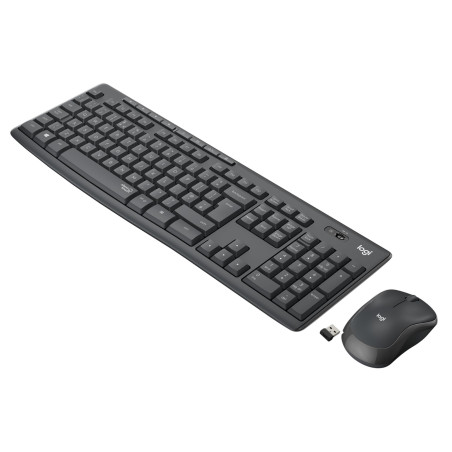 Logitech MK295 ensemble souris clavier sans fil – SilentTouch, pavé numérique, boutons raccourci, optique, récepteur USB nano, s