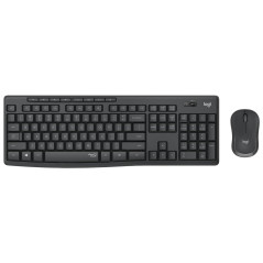 Logitech MK295 ensemble souris clavier sans fil – SilentTouch, pavé numérique, boutons raccourci, optique, récepteur USB nano, s