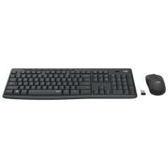 Logitech MK295 ensemble souris clavier sans fil – SilentTouch, pavé numérique, boutons raccourci, optique, récepteur USB nano, s