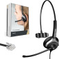 GEQUDIO Casque Filaire Compatible avec téléphones Unify OpenStage 30 40 60 80 OpenScape, innovaphone avec Embout RJ - Câble de r GEQUDIO Casque Filaire Compatible avec téléphones Unify OpenStage 30 40 60 80 OpenScape, innovaphone avec Embout RJ - Câble de r