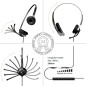 GEQUDIO Casque Filaire Compatible avec téléphones Unify OpenStage 30 40 60 80 OpenScape, innovaphone avec Embout RJ - Câble de r GEQUDIO Casque Filaire Compatible avec téléphones Unify OpenStage 30 40 60 80 OpenScape, innovaphone avec Embout RJ - Câble de r