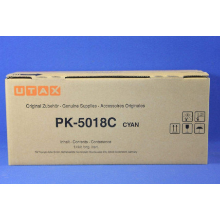 UTAX 1T02TWCUT0 UTAX Toner KIT PK-5018C Cyan (1T02TWCUT0)