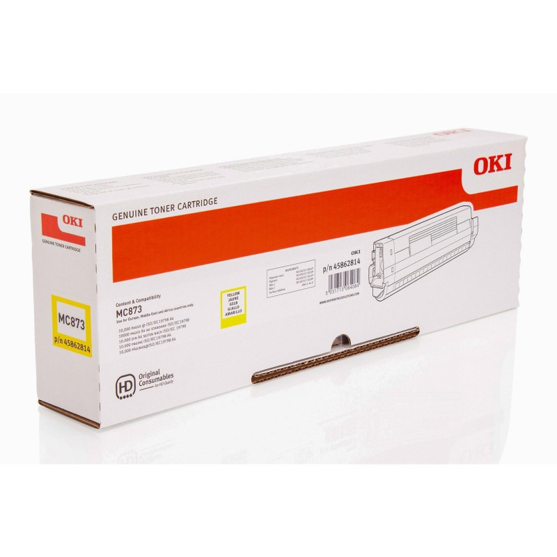 Toner Jaune 10.000 pages - MC873