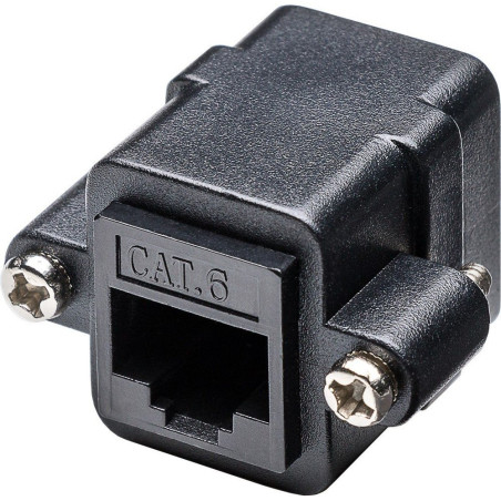 DeLOCK 85124 RJ-45 RJ-45 Noir Câble d'interface et Adaptateur