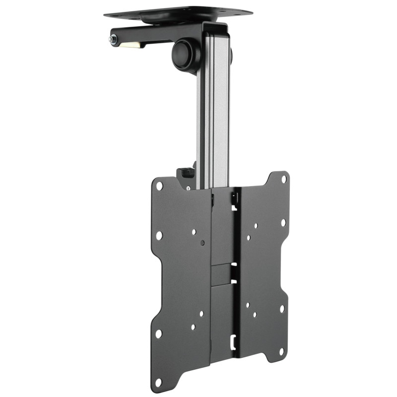 TECHLY 107142 Support TV de Plafond Droit et incliné pour TV LED/LCD 17"-37" Noir Noir/Argent TECHLY 107142 Support TV de Plafond Droit et incliné pour TV LED/LCD 17"-37" Noir Noir/Argent