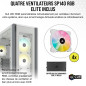 Corsair iCUE 7000X RGB Boîtier Intelligent PC ATX Grande Tour (Trois Panneaux en Verre Trempé, Quatre Ventilateurs RGB de 140 mm Corsair iCUE 7000X RGB Boîtier Intelligent PC ATX Grande Tour (Trois Panneaux en Verre Trempé, Quatre Ventilateurs RGB de 140 mm