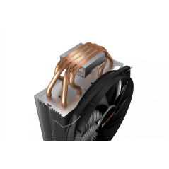 Be quiet! Shadow Rock Slim 2 Processeur Refroidisseur 13,5 cm Aluminium, Noir, Cuivre 1 pièce(s)