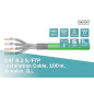 DIGITUS 100 m Cat 8.2 Câble réseau - S-FTP (PiMF) Simplex - BauPVO Dca - LSZH Sans halogène - 2000 MHz Cuivre AWG 22/1 - Compati DIGITUS 100 m Cat 8.2 Câble réseau - S-FTP (PiMF) Simplex - BauPVO Dca - LSZH Sans halogène - 2000 MHz Cuivre AWG 22/1 - Compati
