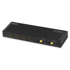 LogiLink HD0049 - Commutateur HDMI Matrix (4 x 2 Ports, 4K/60Hz, Scaler)