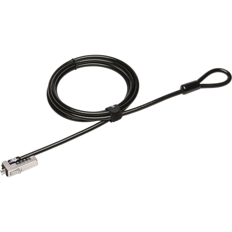 Kensington - Verrou de Sécurité à Combinaison NanoSaver pour Encoche Nano, Câble Antivol de 1,8 m en Acier au Carbone, Cadenas P Kensington - Verrou de Sécurité à Combinaison NanoSaver pour Encoche Nano, Câble Antivol de 1,8 m en Acier au Carbone, Cadenas P