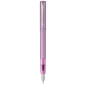Parker stylo plume Vector XL | Laque lilas métallisée sur laiton | Plume moyenne avec recharge d’encre bleue | Coffret cadeau Parker stylo plume Vector XL | Laque lilas métallisée sur laiton | Plume moyenne avec recharge d’encre bleue | Coffret cadeau