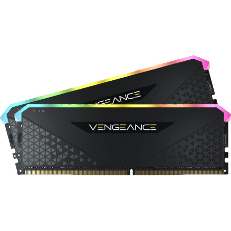 Corsair Vengeance RGB RS 32Go (2x16Go) DDR4 3200MHz C16 Mémoire de Bureau (Éclairage Dynamique, Temps de Réponse Serrés, Compati