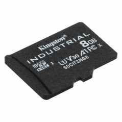 Kingston Industrial microSD - 8Go microSDHC Industrial C10 A1 pSLC carte pack unique sans adaptateur - SDCIT2/8GBSP