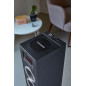 THOMSON Tour de Son Bluetooth avec Lecteur CD, Enceinte Colonne Hifi 60W, Radio FM, Port Aux et USB, MP3 et Affichage LED - Noir