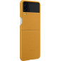 Samsung Coque en Cuir Moutarde Galaxy Z Flip 3 Samsung Coque en Cuir Moutarde Galaxy Z Flip 3