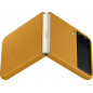 Samsung Coque en Cuir Moutarde Galaxy Z Flip 3 Samsung Coque en Cuir Moutarde Galaxy Z Flip 3