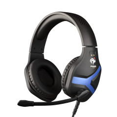 Konix FFF Casque Gaming Filaire pour PS4, PS5, Switch, Xbox One et Series X|S - Microphone 45° - Câble 1,5 m - Prise Jack 3,5 mm