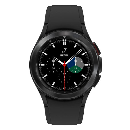 Samsung Galaxy Watch4 Classic 4G 42 mm, noir - Montre connectée intelligente, lunette tournante, santé, bien-être, sport, IMC, E