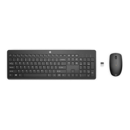 HP 230 WL Mouse+KB Combo FR Clavier Souris Incluse Bureau RF sans Fil Noir