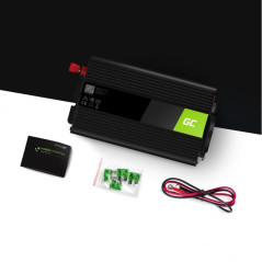 Green Cell® 1000W/2000W 24V 220V/230V Convertisseur de Tension Camion Solaire Modifiée Volts Sinus Power Inverter sinusoïdale DC