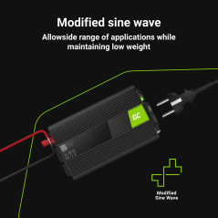 Green Cell® 1000W/2000W 24V 220V/230V Convertisseur de Tension Camion Solaire Modifiée Volts Sinus Power Inverter sinusoïdale DC