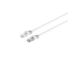S/CONN maximum connectivity Patchkabel CAT7/6a S/FTP 3m RJ45 Halogenfrei (LSZH) White