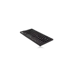 Keysonic USB-Tastatur KSK-5031IN (DE) noir Spritzwassergeschützt, Integriertes Touchpad, Maustas
