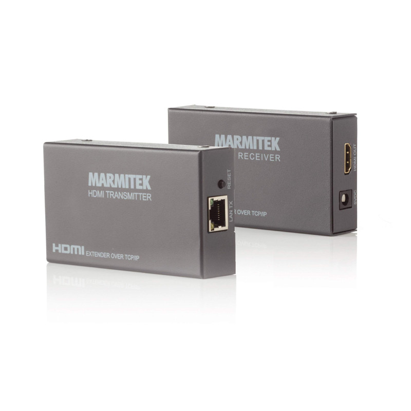 Extender HDMI over Ethernet Marmitek MegaView 90 - 120 m sur réseau LAN existant - HDMI Extender CAT5e CAT6 1080p - 1 émetteur v