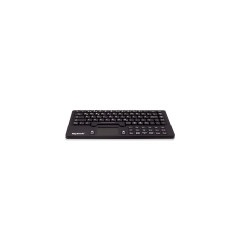 Keysonic USB-Tastatur KSK-5031IN (DE) noir Spritzwassergeschützt, Integriertes Touchpad, Maustas