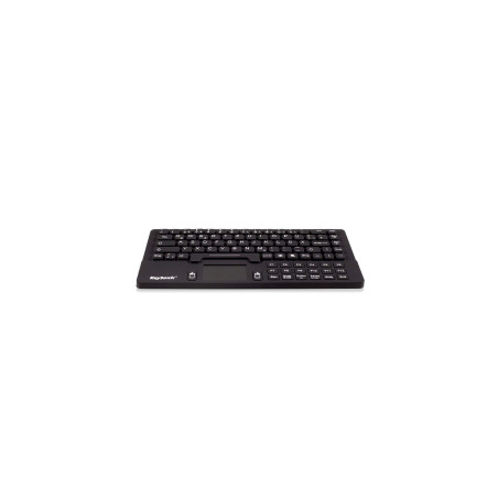Keysonic USB-Tastatur KSK-5031IN (DE) noir Spritzwassergeschützt, Integriertes Touchpad, Maustas