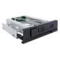 ICY DOCK Boîtier de Rack Mobile échange à Chaud Hot Swap pour disques durs SAS/SATA 3,5" sans Plateau pour Baie 5,25 - TurboSwap ICY DOCK Boîtier de Rack Mobile échange à Chaud Hot Swap pour disques durs SAS/SATA 3,5" sans Plateau pour Baie 5,25 - TurboSwap