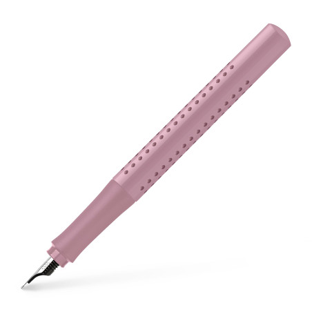 Faber-Castell 140824 - Stylo plume Grip 2010 au design ergonomique, porte-plume avec plume M, rechargeable, cartouche d'encre in