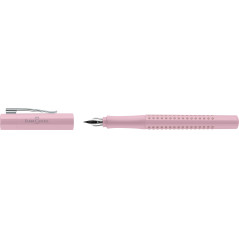 Faber-Castell 140824 - Stylo plume Grip 2010 au design ergonomique, porte-plume avec plume M, rechargeable, cartouche d'encre in